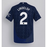 Fotbalové Dres Manchester United Victor Lindelof #2 Venkovní 2024-25 Krátký Rukáv